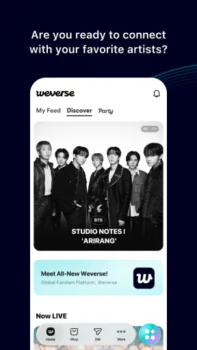 Weverse: Connect with Artists screenshot
