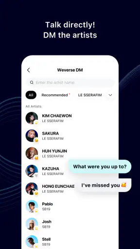 Weverse: Connect with Artists screenshot