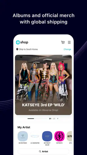 Weverse: Connect with Artists screenshot