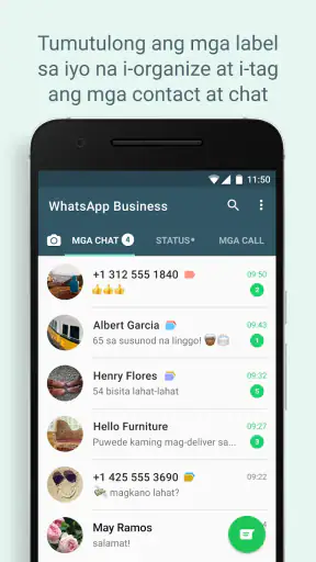 WhatsApp Business screenshot