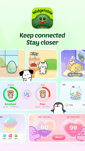 Widgetable: Besties & Couples screenshot