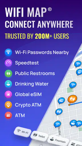 WiFi Map: Free WiFi Passwords screenshot