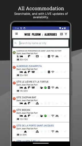 Wise Pilgrim Camino Portugués screenshot