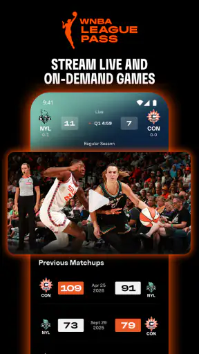 WNBA - Live Games & Scores screenshot