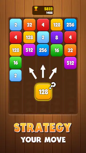 Wood Number Merge screenshot
