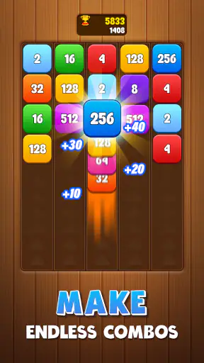 Wood Number Merge screenshot