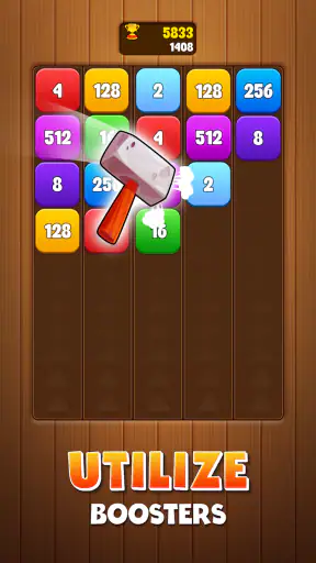 Wood Number Merge screenshot