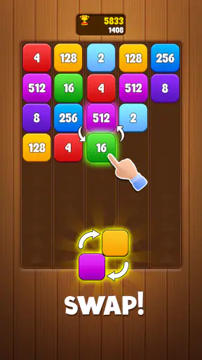 Wood Number Merge screenshot