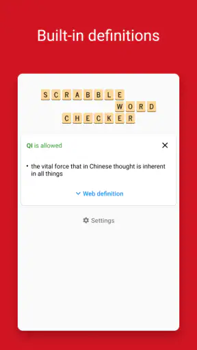 Word Checker for SCRABBLE screenshot