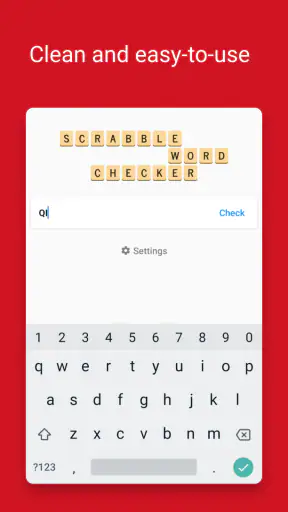 Word Checker for SCRABBLE screenshot