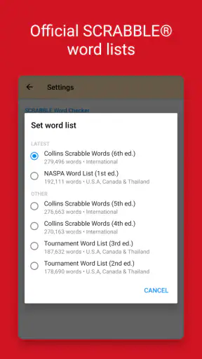 Word Checker for SCRABBLE screenshot