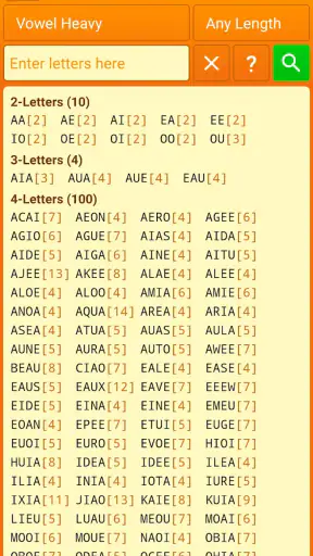 Word Expert (for SCRABBLE) screenshot