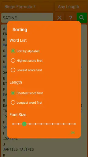 Word Expert (for SCRABBLE) screenshot