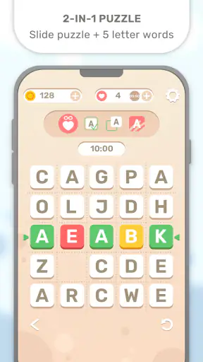 Word Puzzle Game: Letter tiles screenshot