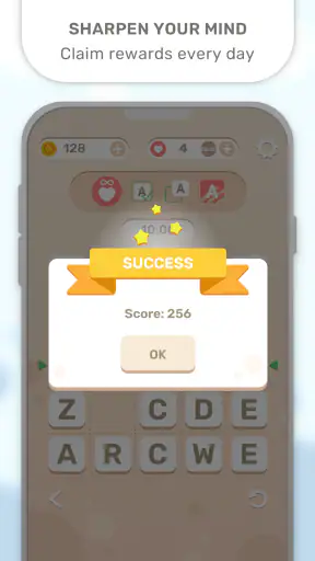 Word Puzzle Game: Letter tiles screenshot