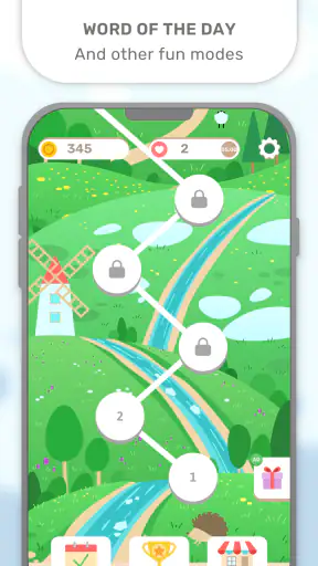 Word Puzzle Game: Letter tiles screenshot