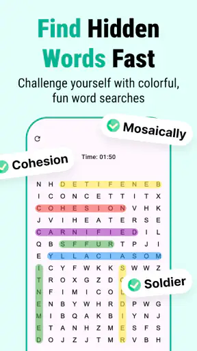 Word Search Puzzles Offline screenshot