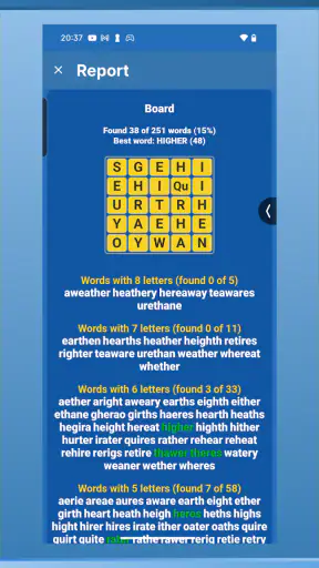 Word Shaker screenshot