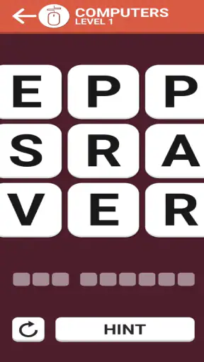 words games: puzzle game screenshot