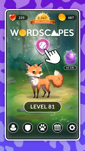 Wordscapes screenshot