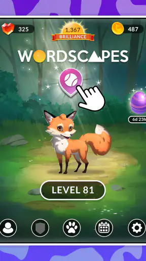 Wordscapes screenshot