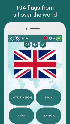 World Countries Quiz screenshot