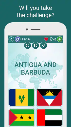 World Countries Quiz screenshot