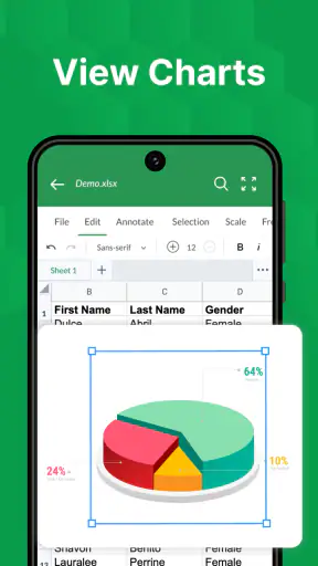 XLSX Reader: XLS Viewer Editor screenshot