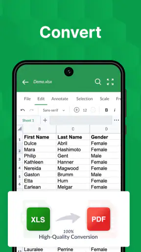 XLSX Reader: XLS Viewer Editor screenshot