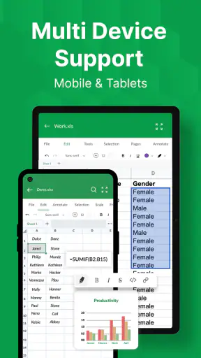 XLSX Reader: XLS Viewer Editor screenshot