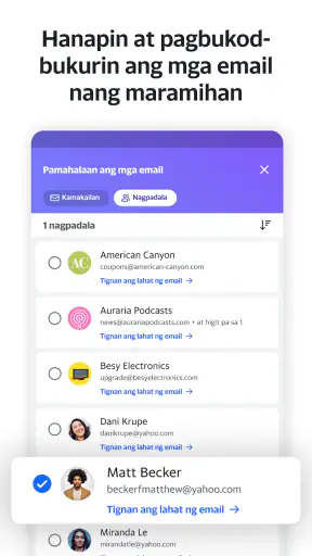 Yahoo Mail screenshot