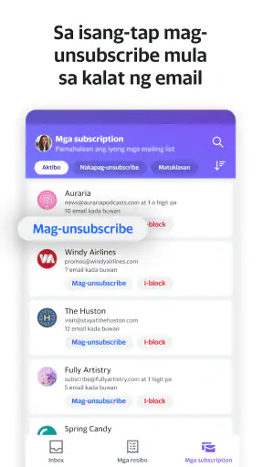 Yahoo Mail screenshot