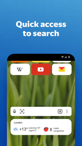 Yandex Browser with Protect screenshot