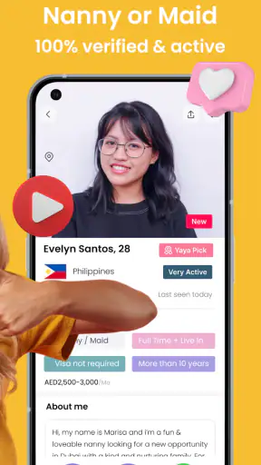 Yaya – Find Nannies & Maids screenshot