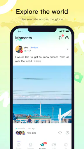 Yeetalk - Chat, Talk & Learn screenshot