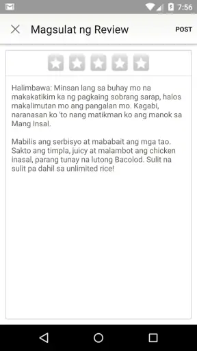 Yelp screenshot