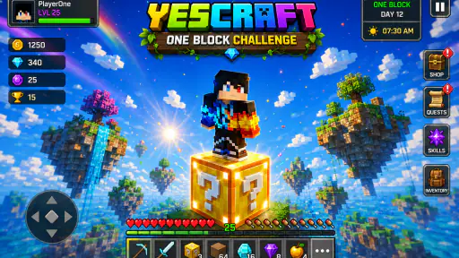 YESCRAFT: One Block Challenge screenshot