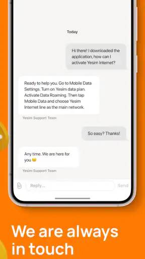 Yesim: eSIM & Mobile Data screenshot