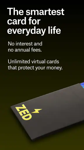 Zed Credit Card screenshot