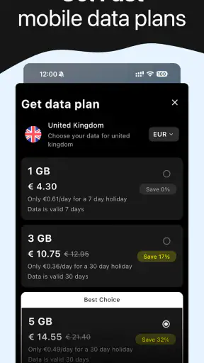 ZERO eSIM screenshot