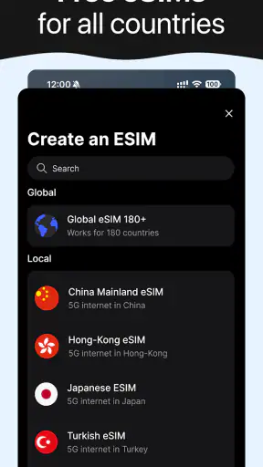 ZERO eSIM screenshot