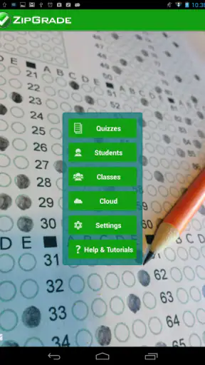 ZipGrade screenshot