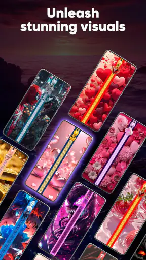 Zipper Lock Screen & Wallpaper screenshot