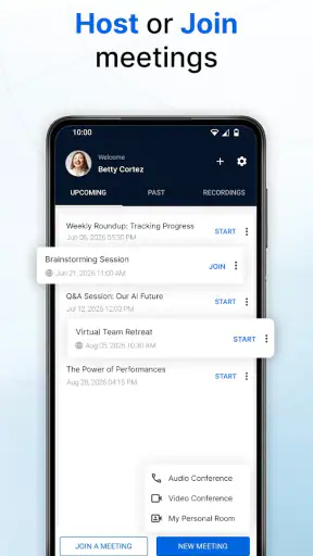 Zoho Meeting - Meet Virtually screenshot