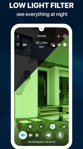 ZoomOn Home Security Camera screenshot