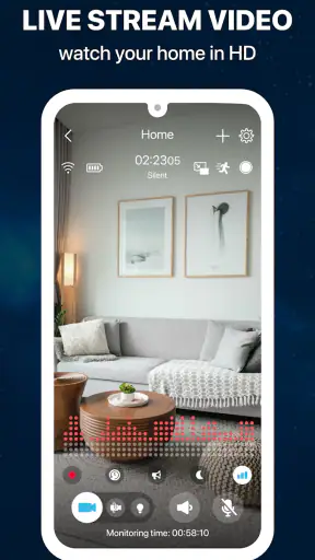 ZoomOn Home Security Camera screenshot