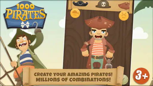 1000 Pirates Dress Up for Kids screenshot