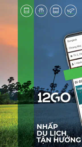 12Go Tàu, Xe Buýt, Phà, Bay screenshot