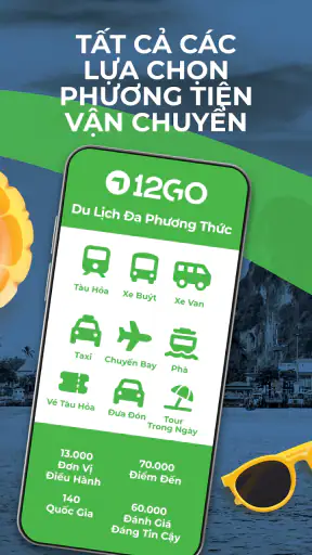 12Go Tàu, Xe Buýt, Phà, Bay screenshot