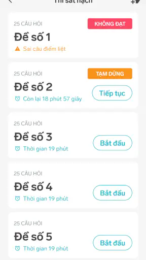 250 Câu ôn thi GPLX hạng A, A1 screenshot